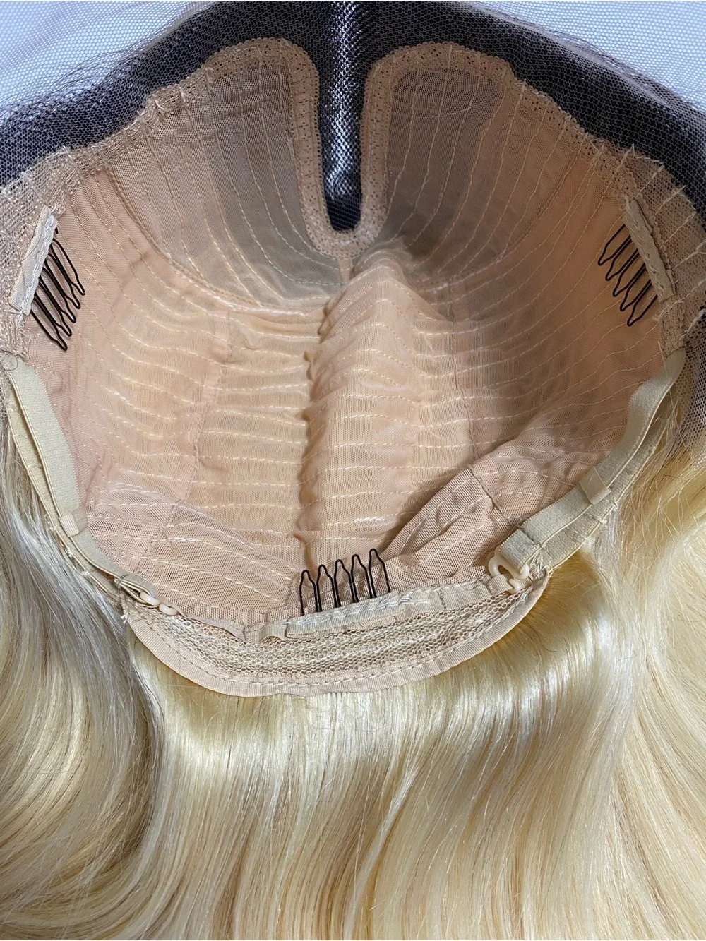 Short Ombré Blonde Bob Wig 100% Human Hair Lace Front T Part Wig 12” Blunt Cut
